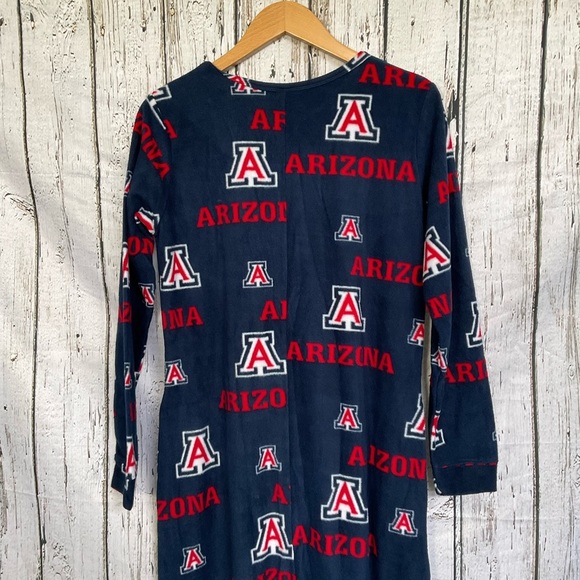 University of Arizona Wildcats Concepts Sport Flannel Footed Pajamas Unisex Med - Picture 3 of 5